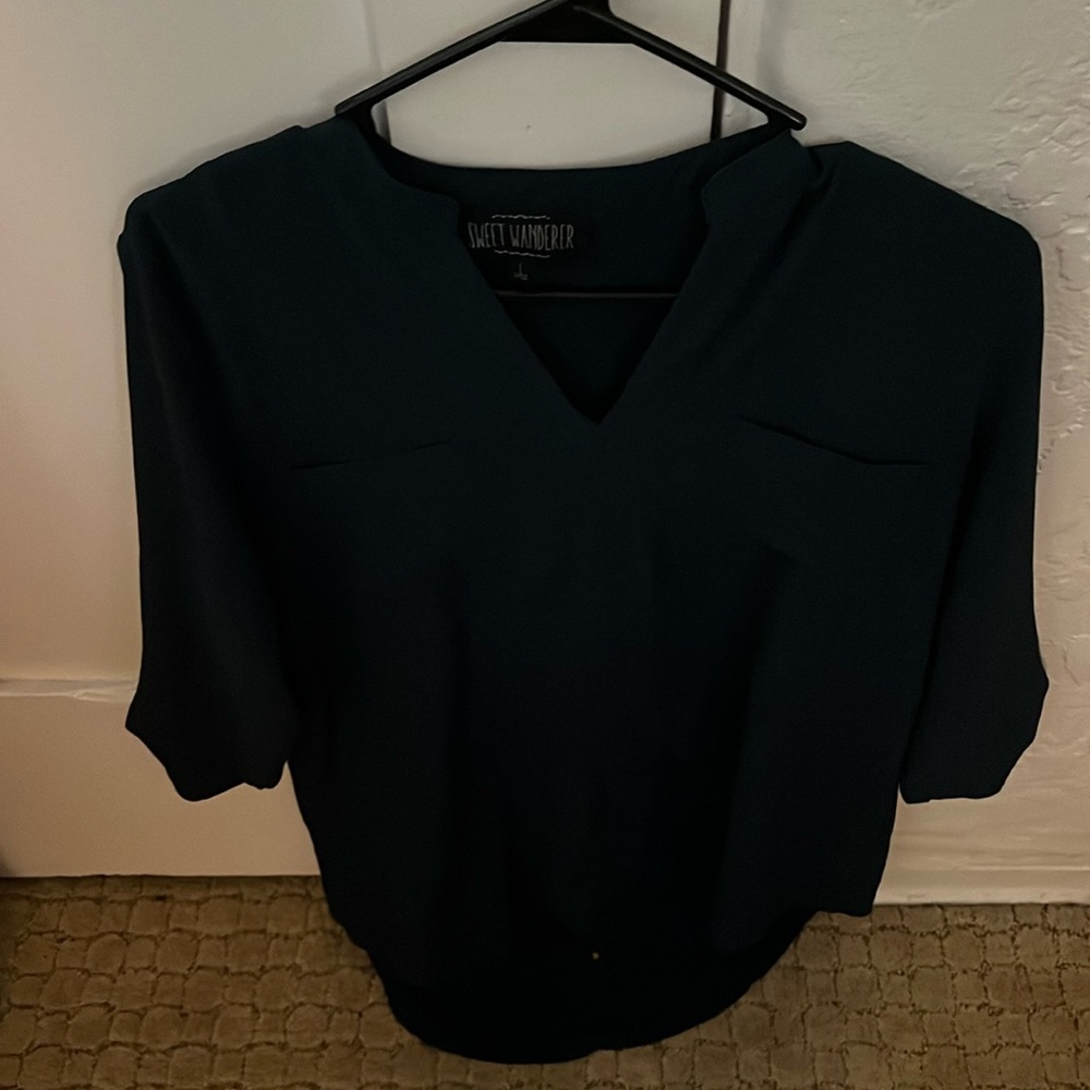 Sweet Wanderer dark blue dress